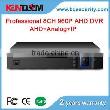 2015 New Product Professional AHD DVR 8CH 960P Full HD AHD CCTV DVR For home security system