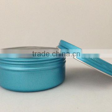 aluminum cosmetic cream empty jar