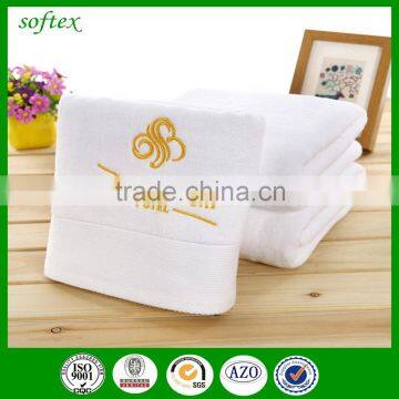 100% cotton 16 spiral white 5 star hotel towels