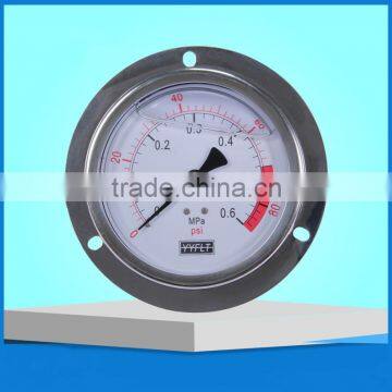 4 inch all stainless steel seismic pressure gauge