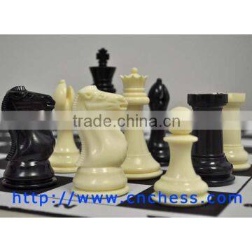 Super Staunton Collector Chess Pieces with 4" King