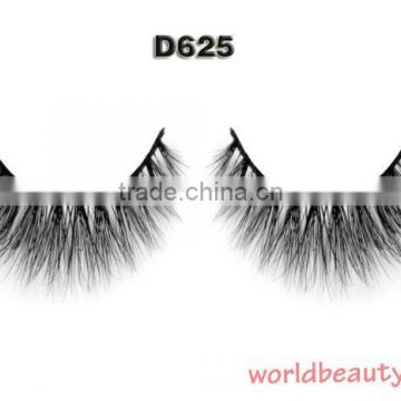 2016 new fashion styles OEM 3D Real Mink Fur Strip Eyelashes