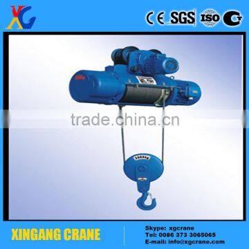 2ton MIT electric chain hoist in bridge cranes with plain trolley