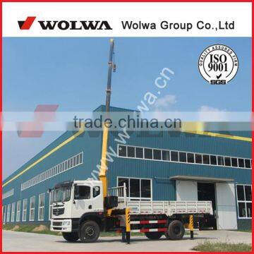 6 ton cargo truck with crane with telescopic boom GNSQ-63