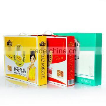 Environmentally friend logo printed corrugated cardboard packaging boxes