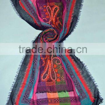 Stylish Embroidery Beaded Shawls