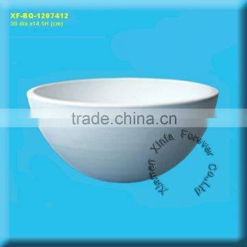 unglazed bisque ceramic bowl dinnerware