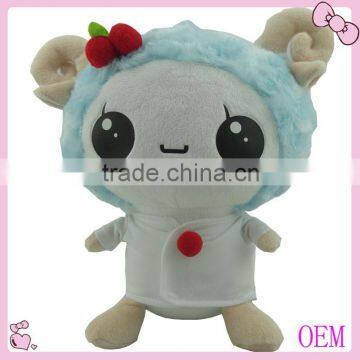 2016 fashion OEM soft cute sheep plush toy