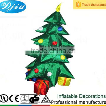 DJ-154 4ft outdoor patio led light inflatable christmas tree decoration