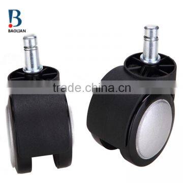 2016 Hot-sale Special Waterproof 2"white Painting Nylon Plastic PU Rubber Coating Caster for Office Chair photo-4