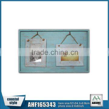 Wooden Multi Frame With Hooks In the Tray