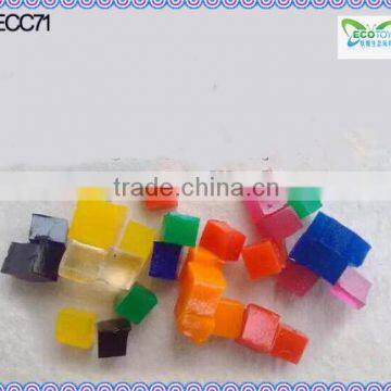 Colourful Square Crystal Soil Water Beads Aqua Mud