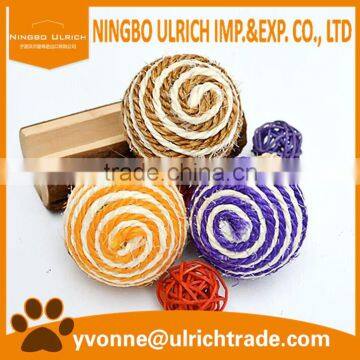 WP07 hot hemp rope knit dog toys 2016