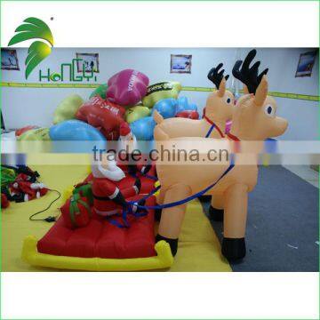 Hot selling Inflatable Christmas Decoration Train/Christmas inflatable cartoon