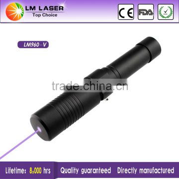 New Product 500mw 405nm Purple Laser Pointer with Rechargeable Battery