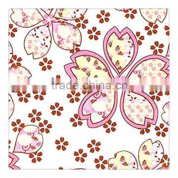 flower design transfer printing foil For coated fabric