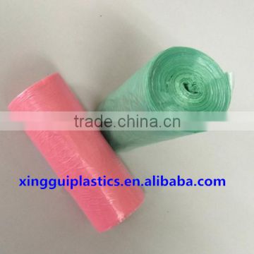 Juxian colored hot seal plastic garbage bag