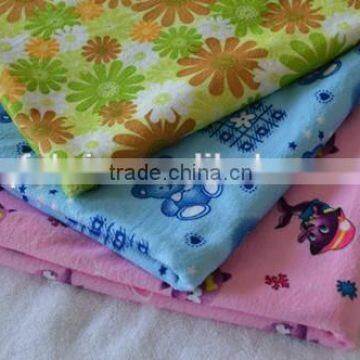 cotton flannel printed fabric