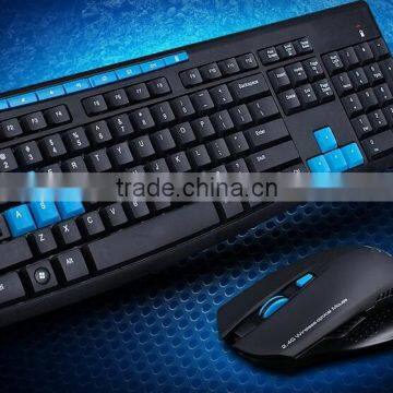 factory price 2.4ghz wireless mouse and keyboard combo set computer tv ultra-thin wireless mice & keyboard set