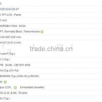 18.1 Inch NL128102AC28-07 A-Si TFT-LCD Panel 1280x1024 For NEC photo-3