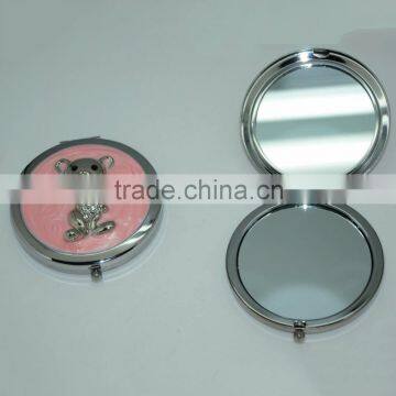 Wholesale Flexible Round pocket double sided mirror