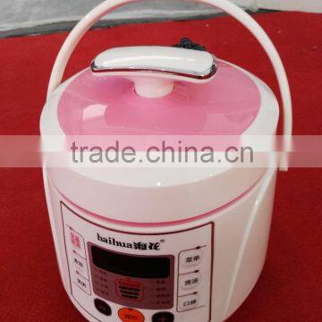 2016 New Cute Portable 2L White Black Pink Baby Multi Camping Rice Pressure Cooker Mini Travel Cookers With Handle photo-6