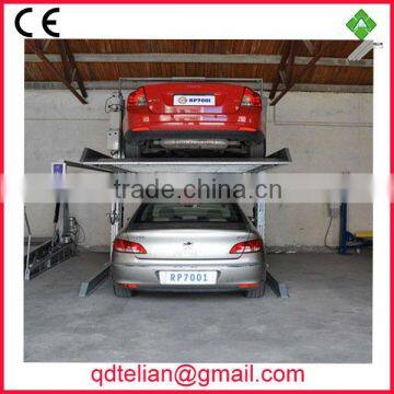 smart auto car stacker parking lot/hydraulic double storey car parking system two post