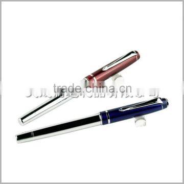 Chinese fountain pens Liquid ink metal ball pen Map design