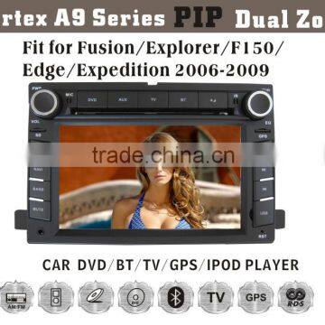 6.2inch HD 1080P BT TV GPS IPOD Fit for ford fusion/explorer/edge/expedition 2006-2009 in dash car dvd gps system