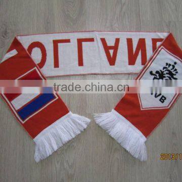 Hot design wholesale soccer scarf factory china