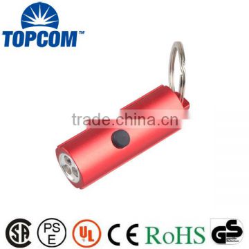 Aluminum 3 LED Keychain Light