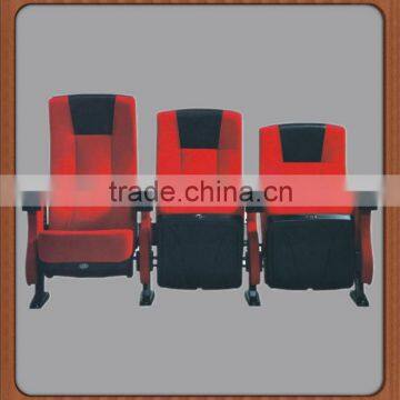 Competitive price plastic fabric theater auditorium chair YA-07D