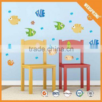 Popular kids gift 3d sticker, beautiful 3d seashell wall sticker