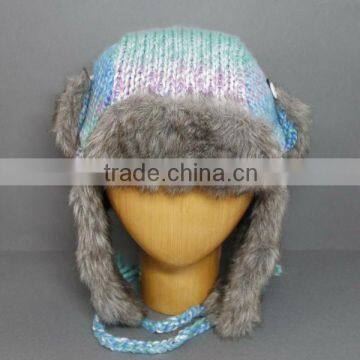 100%ACRYLIC WINTER HATS WITH EARFLAPS