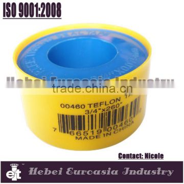 Plumbing material ptfe thread seal tape/p.t.f.e seal tape