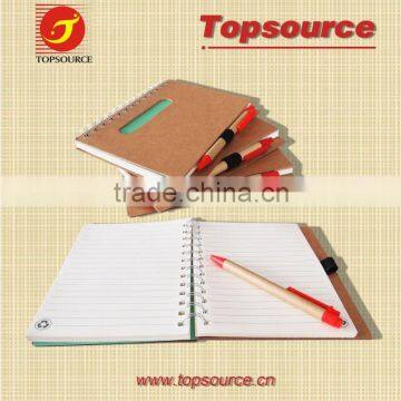 Kraft Notebook With Pen