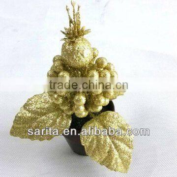 Glitter artificial bonsai plants