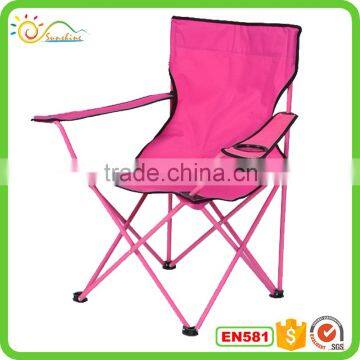 Portable cheap folding chair with cup holder