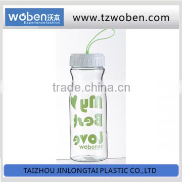 Clear Plastic Drinking Water Bottle