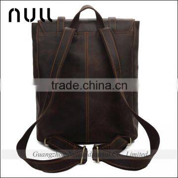 Vintage Leather Briefcase 2-in-1 Leather School Bag Backpack photo-4