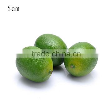 50mm mini Polystyrene foam artificial green lemon fake home festival decoration fruit and children DIY