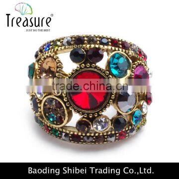 fashionable jewelry mix color charming jewelry vintage rings for women and men