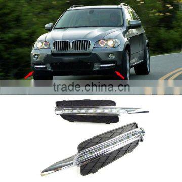 Car Fog Lamp 12V LED DRL Daytime Running Light For BMW X5 E70 2007 2008 2009 2010                        
                                                Quality Choice