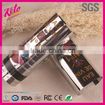 Household stainless steel wine thermometer with color changing LCD