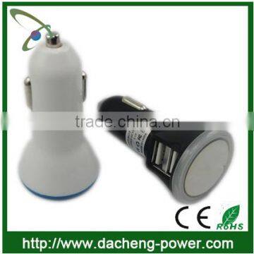 12V-24V 2.1A Output Usb Car Charger 2 Port With CE ROHS FCC