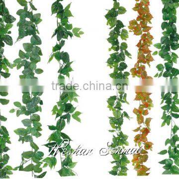 Artificial hanging rattan wall plant for indoor decoration