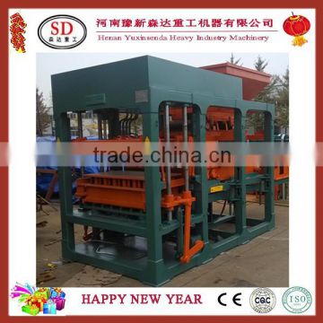 Fully automatic hot sale in africa QT5-15 cement brick machine