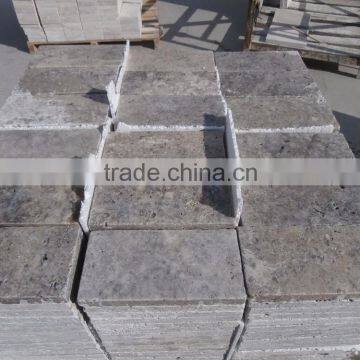 Silver Travertine Tiles From Turkey