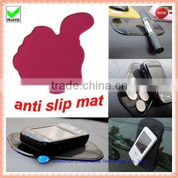 thumb shape mobile phones PU anit slip sticy pad