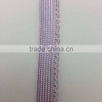 purple pillow cushion sewing high quality ricrac whip stitch piping cord